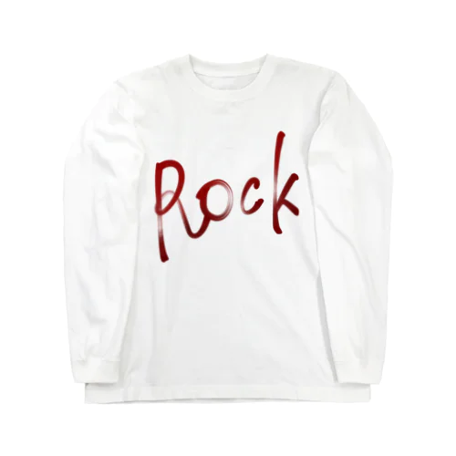 Rock（文字） ロングスリーブTシャツ