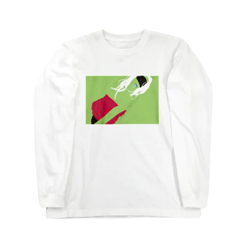 目隠しgirl Long Sleeve T-Shirt