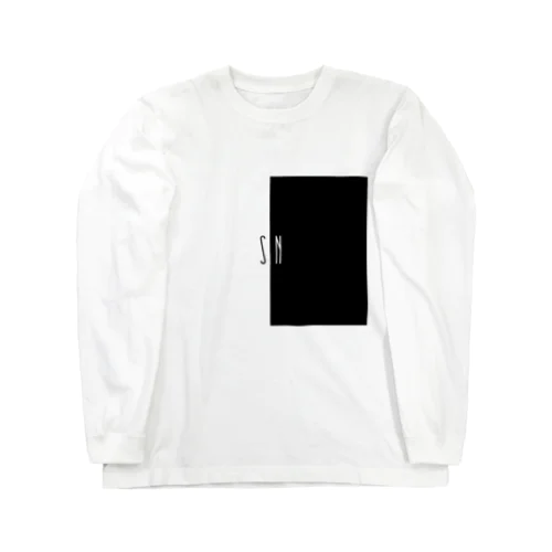 N極S極 モノトーン ［font:matchbook］ Long Sleeve T-Shirt