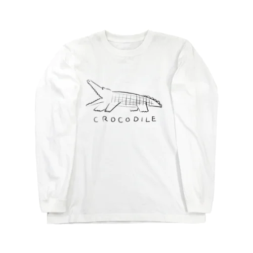 「クロコダイル」 롱 슬리브 티셔츠