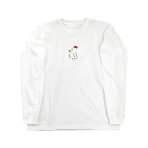 ゆるいニワトリ Long Sleeve T-Shirt