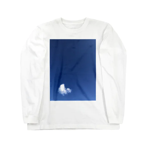 シンプルに青 Long Sleeve T-Shirt