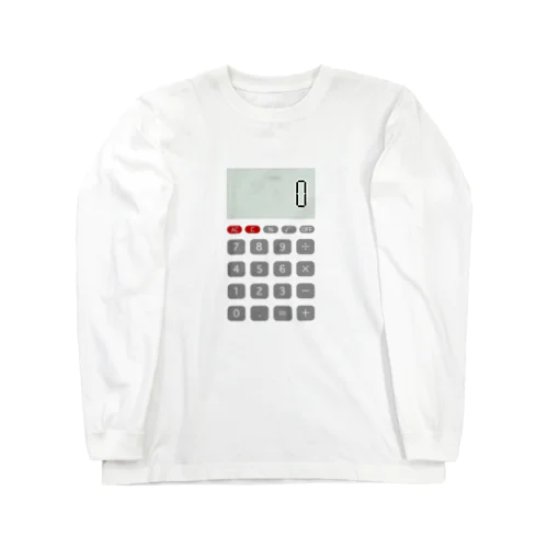 Calculator / 電卓 ロングスリーブTシャツ