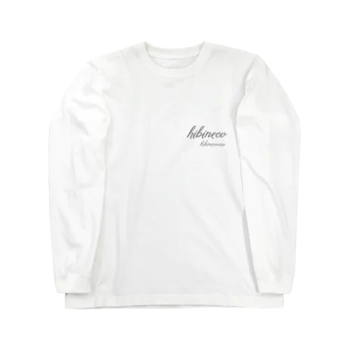 hibineco／hibinecocco 筆記フォント Long Sleeve T-Shirt