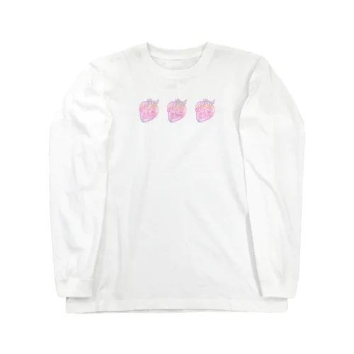 three ♡ Berrys ロングT  Long Sleeve T-Shirt