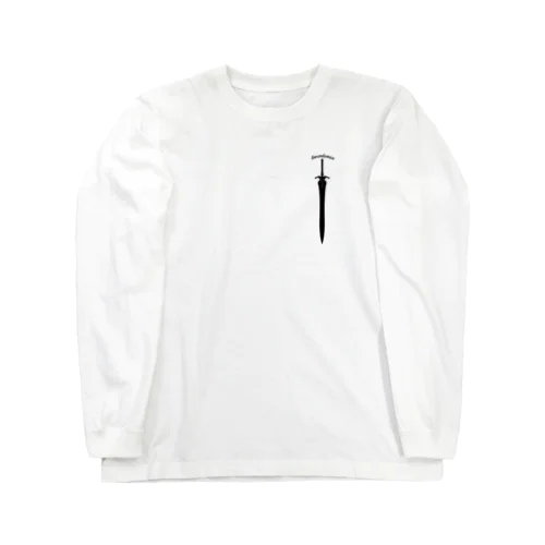 "Swordman" ソードマン_White Long Sleeve T-Shirt