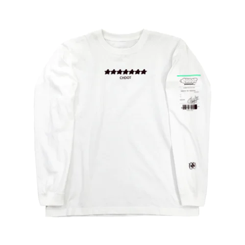 CHDOT：RECEIPT　/WH ロングスリーブTシャツ