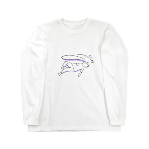 サウナ後爆睡 Long Sleeve T-Shirt