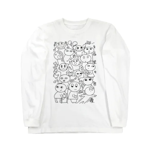 わたしはわたし　すきかってちゃん　モノトーン Long Sleeve T-Shirt