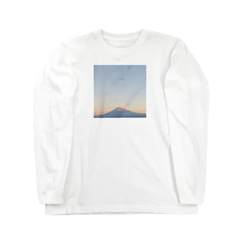 富士山_元旦_正 ロングスリーブTシャツ