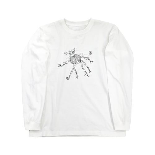 歩幅3cmのわくわく Long Sleeve T-Shirt