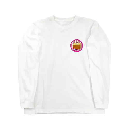 フレンチトースト  ピンクストライプ Long Sleeve T-Shirt