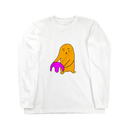 ズラとりペンギン Long Sleeve T-Shirt