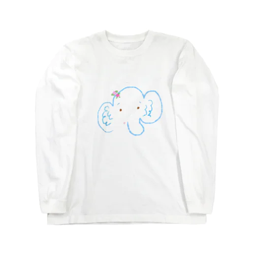 ぱおちゃんてぃーしゃつ(おはなおすまし) Long Sleeve T-Shirt