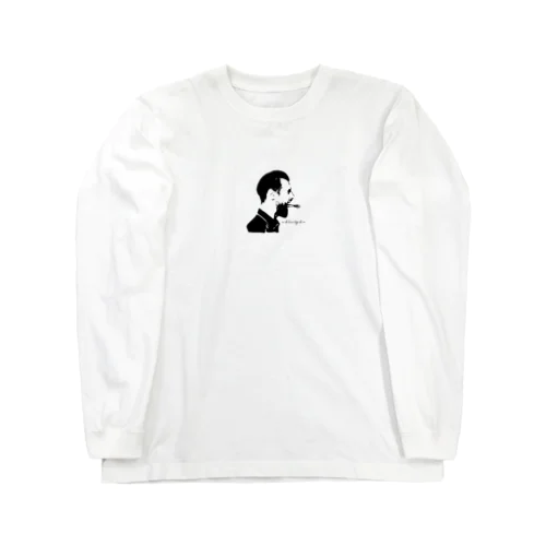 喉から手が出る(ミニプリントver.) Long Sleeve T-Shirt