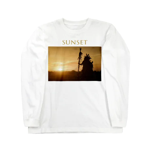 インディアンsunset ロングスリーブTシャツ