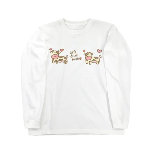 モーモーウシのモーモーちゃん Long Sleeve T-Shirt