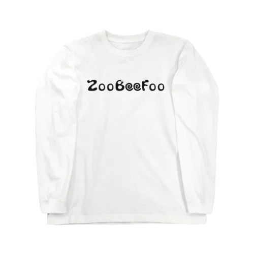 ZooBeeFoo黒ロゴ ロングスリーブTシャツ