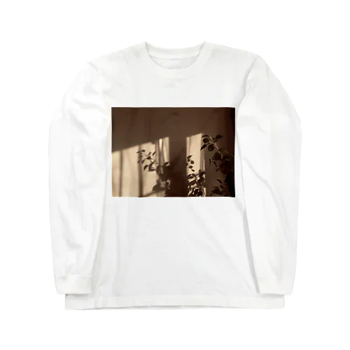 葉っぱの影 Long Sleeve T-Shirt