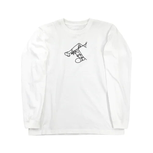 お洒落は足元から。 Long Sleeve T-Shirt