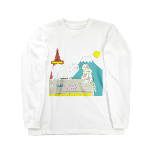 モフモフ大決戦 Long Sleeve T-Shirt