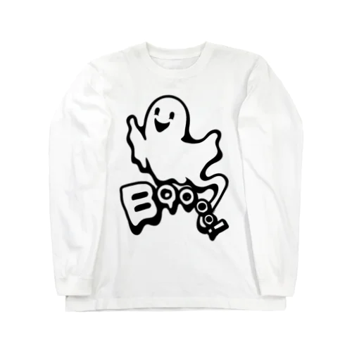 おばけちゃんばぁ!(Boo!ゴースト) ロングスリーブTシャツ