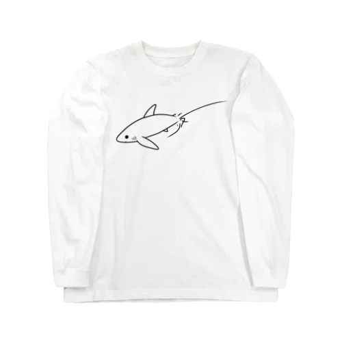 サメ文字／ニタリ  Long Sleeve T-Shirt