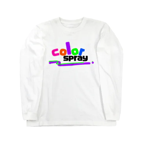 colour spray ロングスリーブTシャツ