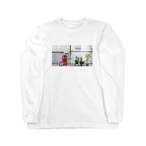 顔出しパネル（鬼） Long Sleeve T-Shirt