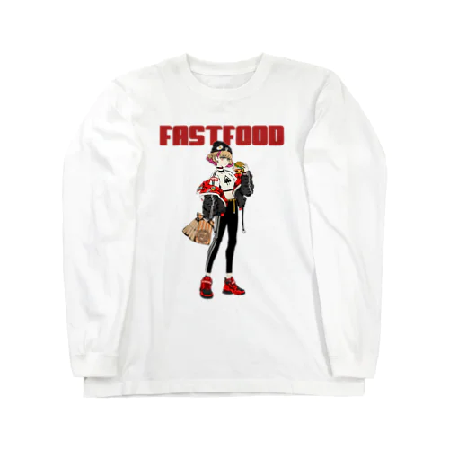 FASTFOOD 롱 슬리브 티셔츠