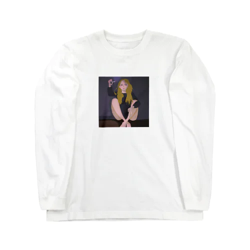 孤独な女性 Long Sleeve T-Shirt