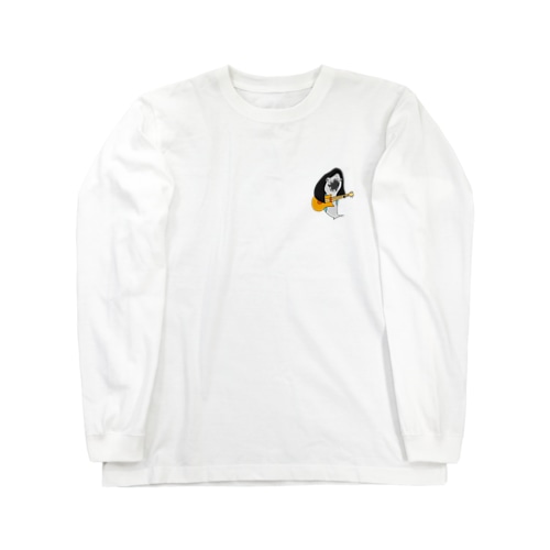 音楽好きなホオジロザメ Long Sleeve T-Shirt