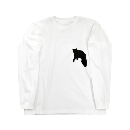 ひょっこりにゃん Long Sleeve T-Shirt