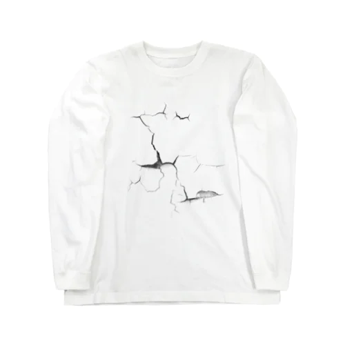 クラッキング Long Sleeve T-Shirt