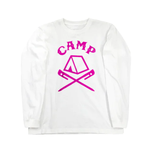 CAMP(ピンク) ロングスリーブTシャツ
