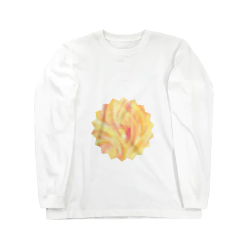 イエローゴールドの炎 Long Sleeve T-Shirt