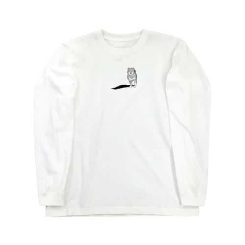 たそがれる柴犬 Long Sleeve T-Shirt