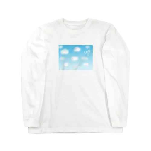 青い空白い雲 Long Sleeve T-Shirt