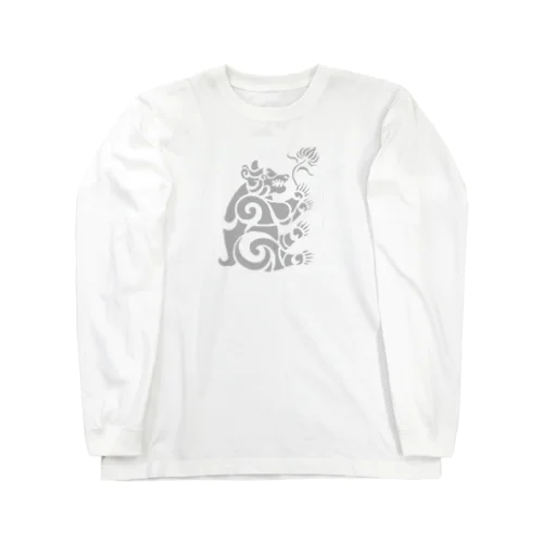 中南米風のクマ Long Sleeve T-Shirt