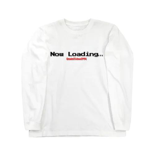 Omoimi'S NOW Loading 롱 슬리브 티셔츠