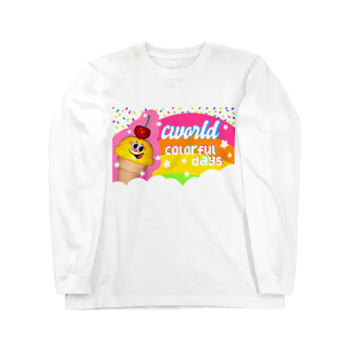 アイスちゃんcolorful days Long Sleeve T-Shirt