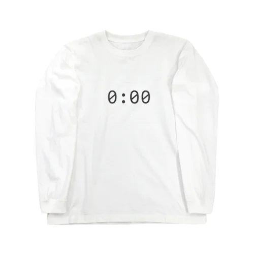 0:00 Long Sleeve T-Shirt