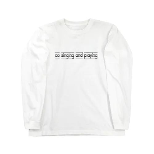 ao singing and playing English Long Sleeve T-Shirt