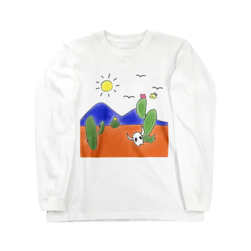 クマバチとメキシカンタイル Long Sleeve T-Shirt