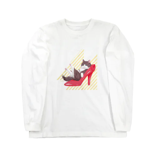 Heel cat ロングスリーブTシャツ