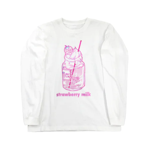 オトナのいちごみるく♡ロングT Long Sleeve T-Shirt