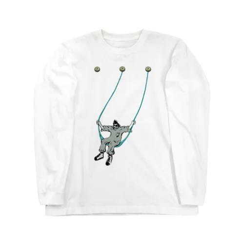 漕ぐ男 Long Sleeve T-Shirt