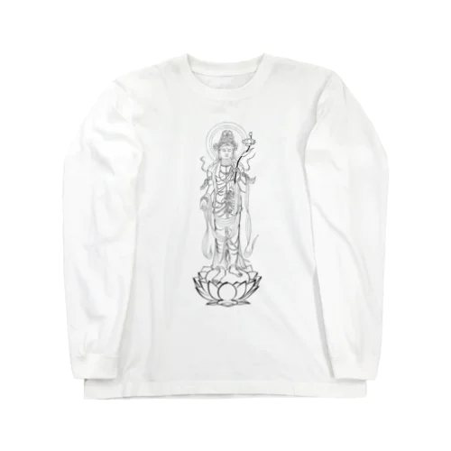 おばあちゃんの仏画 Long Sleeve T-Shirt