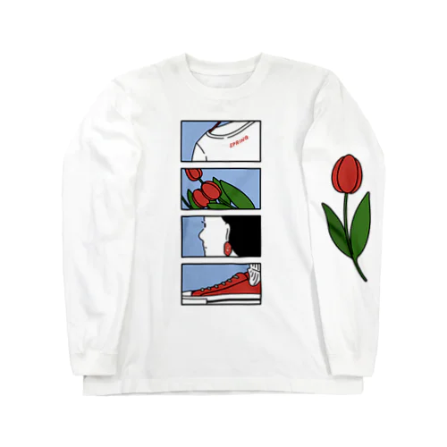 チューリップ Long Sleeve T-Shirt