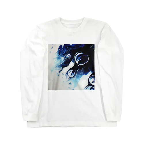 floating noir Long Sleeve T-Shirt